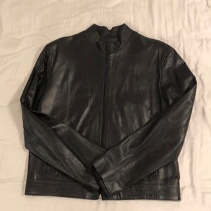 Unworn Vera Pelle Italian Leather Bike Jacket